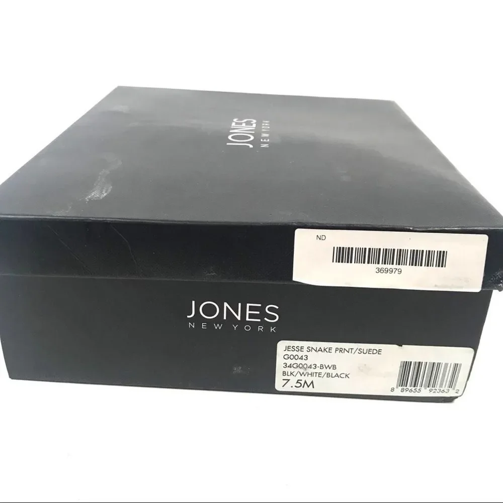 COPY - Jones New York Jesse Snakeskin Suede Block Heels NWT Ankle Strap Sandal … - Picture 5 of 6